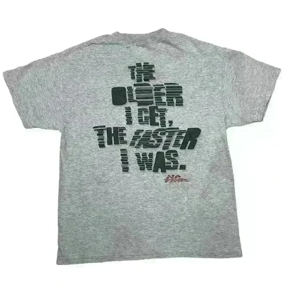 vintage y2k No fear t-shirt size large grey color